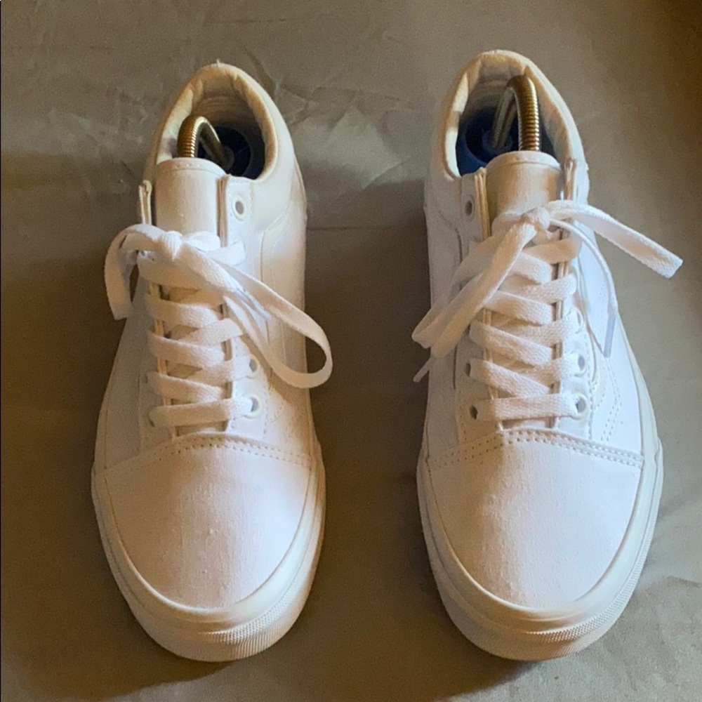 White old skool vans